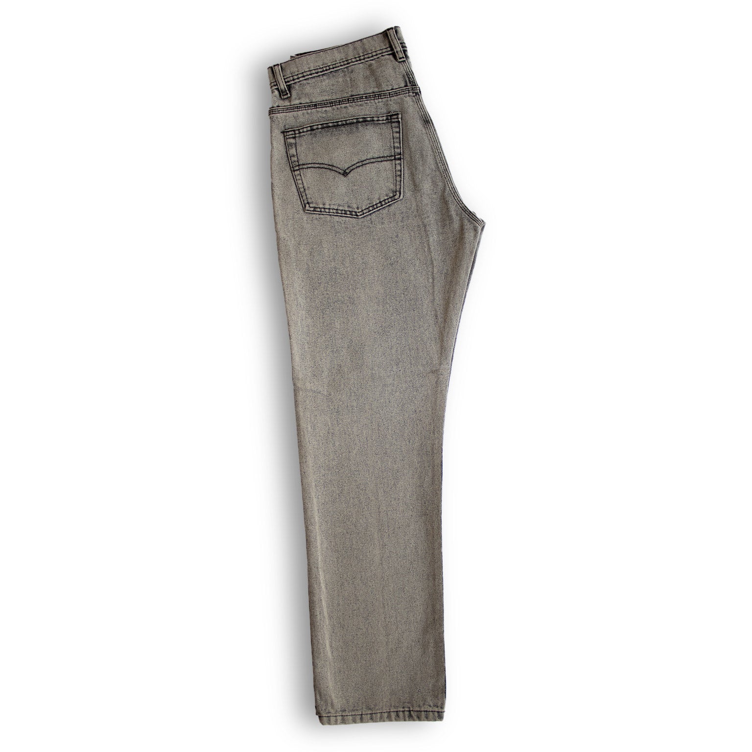 Jeans Clásicos de Corte Recto para Hombre | gris deslavado | Marca Libanés