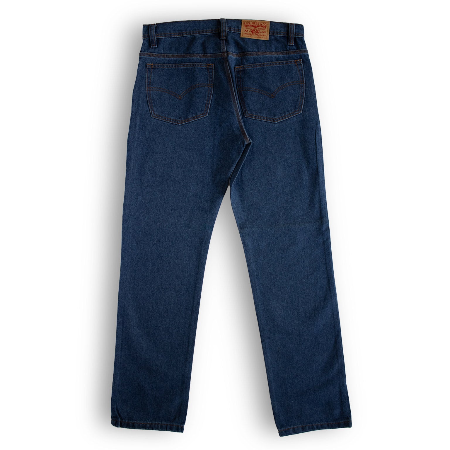 Jeans Clásicos de Corte Recto para Hombre | azul medio | Marca Libanés