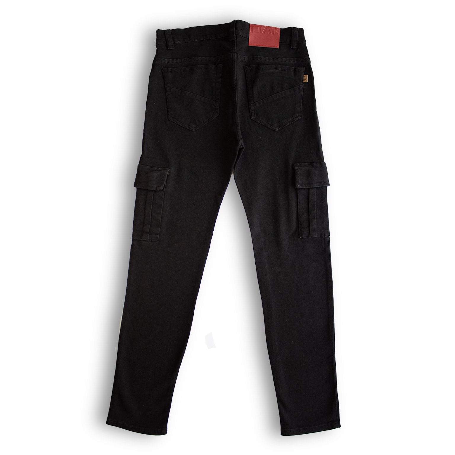 Jeans Cargo para Hombre | mezclilla estrech negro | Marca Matt